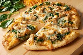 Steam Chicken Pizza